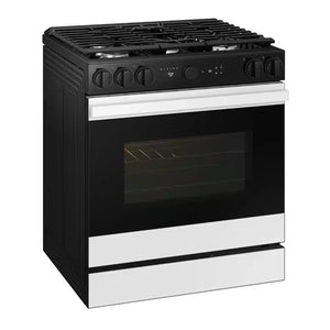Cocina Bespoke Gas 5 Quemadores Blanco WIFI Samsung Cocinas Costa Rica