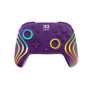 CONTROL INALÁMBRICO TURTLE BEACH AFTERGLOW WAVE RGB TMR NINTENDO SWITCH 2 MORADO
