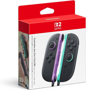 Control Nintendo Switch 2 Joy-Con L/R Morado claro / Verde claro BEE-A-JABAB