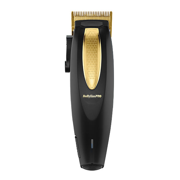 Cortadora Inalambrica Lithiumfx - cortadora de cabello inalámbrica negra y dorada, diseño profesional BaBylissPRO