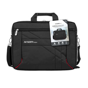 Funda para portátil 15.6 acolchada de Argom Tech, ligera y con compartimentos organizadores.