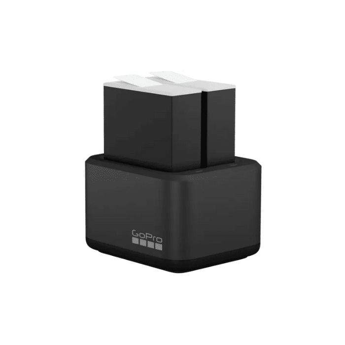 Gopro Dual Battery Charger+Enduro Batter dual USB-C charger with two 1720mAh Enduro batteries for HERO12/11/10 Black