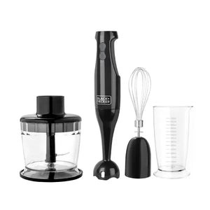 Batidora de Inmersión Black+Decker HB2800B 200W 3 en 1 2 Velocidades Negra