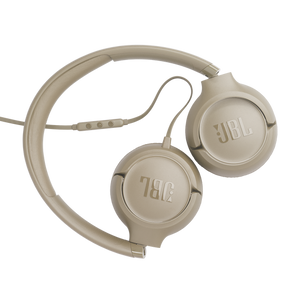 Audífonos JBL Tune 530C USB-C Beige con Micrófono y Sonido Hi-Res