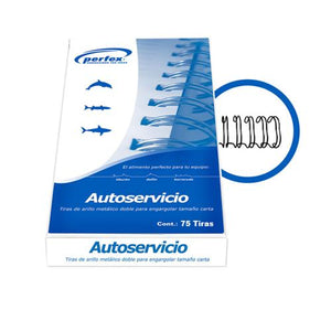 Perfex arillo metalico 1/2 negro (75 und P/105 hjs) tiburon
