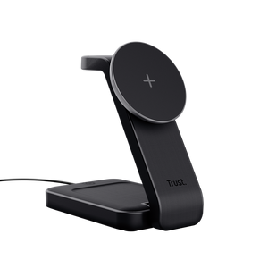 Trust soporte Viro de carga magnetico inalambrico 3 en 1 para iPhone, Apple Watch y AirPods - 25464