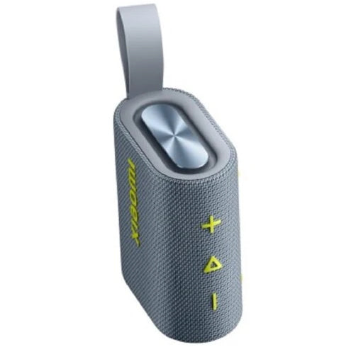 PARLANTE XIAOMI SOUND POCKET GRIS AZULADO portátil con diseño compacto y sonido potente.