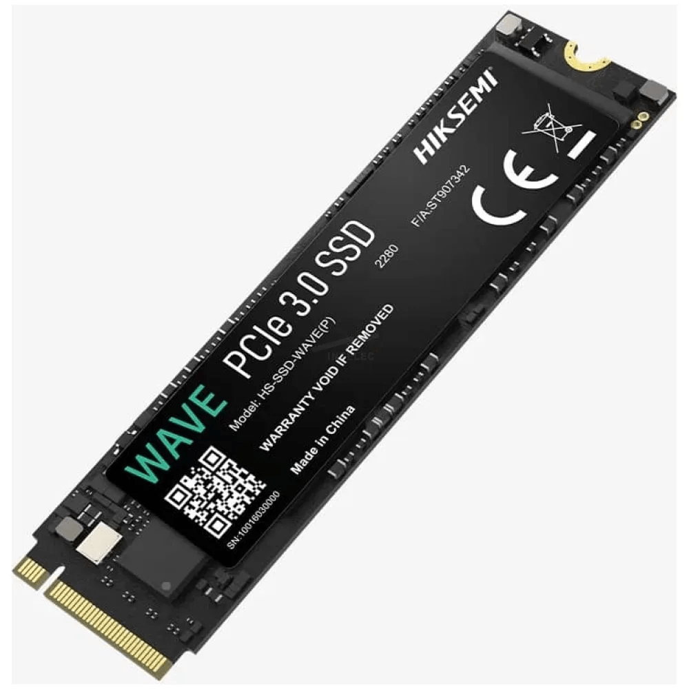 SSD 1TB HIKSEMI M.2 NVME en formato PCIe 3.0, ideal para mejorar el rendimiento de tu computadora.