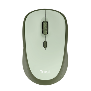 Trust mouse inalambrico eco color verde claro silencioso - 25042
