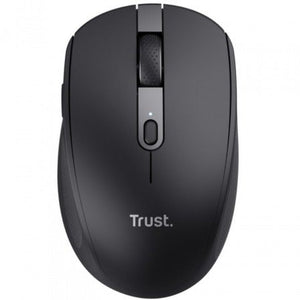 Trust mouse inalambrico recargable color negro silencioso - 24819