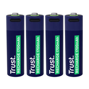 Trust pilas AA recargables en USB-C 4 pack - 25631