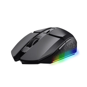 Trust mouse gaming inalambrico GXT 110 Felox recargable con iluminación LED multicolor negro - 25037