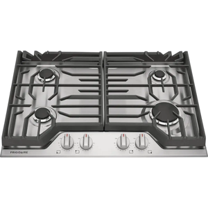 Frigidaire Plantilla De gas empotrable de 30" 4 quemadores Acero inoxidable FCCG3027AS