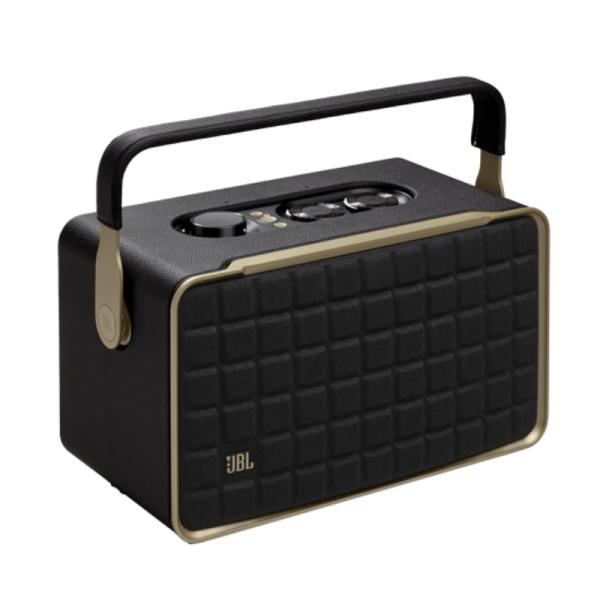 PARLANTE JBL AUTHENTICS 300 90W BLUETOOTH / WIFI / 3.5MM JBLAUTH300BLKAM - altavoz portátil negro con asa y rejilla cuadrada