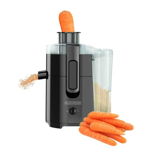Extractor de Jugos Black+Decker JE2500B-LA 400W Negro con Recipiente para Pulpa