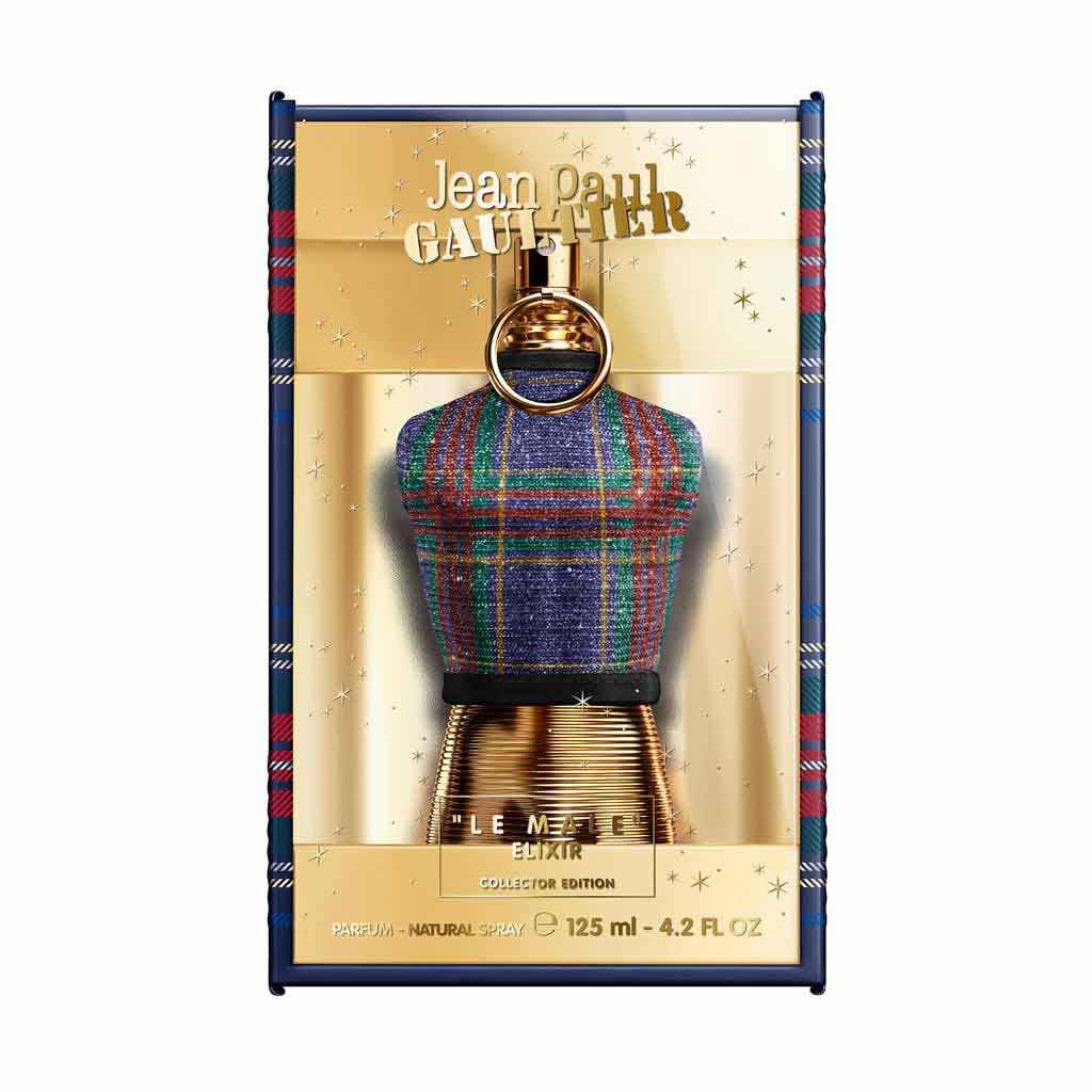 JEAN PAUL GAULTIER LE MALE ELIXIR 125ML XMAS COLLECTOR in festive packaging