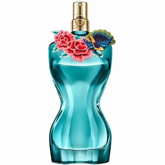 JEAN PAUL LE BELLE PARADISE EDP 100ML perfume bottle with floral design on neck