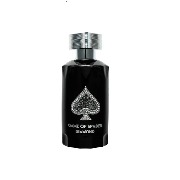 JO MILANO GAME OF SPADES DIAMOND perfume bottle with spade design