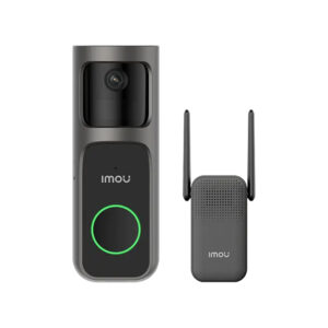 Kit Timbre Inteligente IMOU Doorbell 2S Wi-Fi 3MP con Batería de 5000 mAh y Audio Bidireccional DB-2SN-3T0W/DS2S