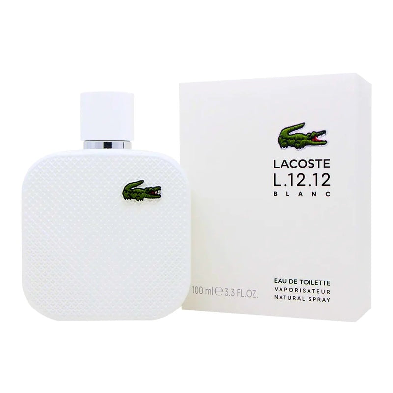 LACOSTE L1212 BLANC EDT H 100 ML perfume with packaging