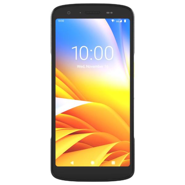 LECTOR CODIGO DE BARRA ZEBRA TC27 6GB/64GB WI-FI BLUETOOTH Y USB PORTABLE WCMTB-T27B6ABC2-A6 frontal del dispositivo lector de codigo de barra negro