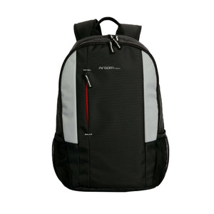 Mochila para portátil 15.6 negra, diseño moderno y funcional con múltiples compartimentos.