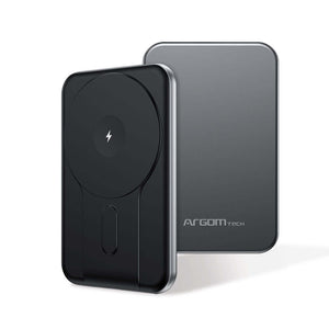 Banco de energía magnético 5000 mAh de aluminio, cargador portátil delgado y ligero