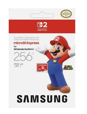Tarjeta de Memoria Samsung microSD Express 256GB para Nintendo Switch 2