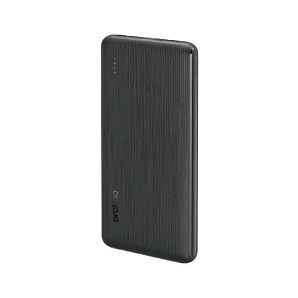 POWER BANK ORAIMO POWERFLOW B11 OPB-1102 10000 MAH CARGA DE 15 W 4 INDICADORES LED Y MODO DE BAJA CORRIENTE NEGRO