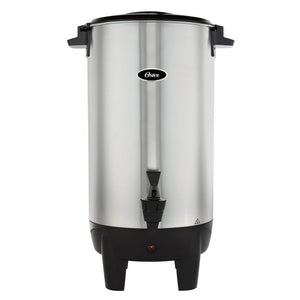 Percolador Oster De 45 Tazas - Acero Inoxidable Cepillado - Función Automática De Mantenimiento Del Calor - Asas Laterales Para Transporte - Luz Indicadora De Preparación. Percoladores Costa Rica