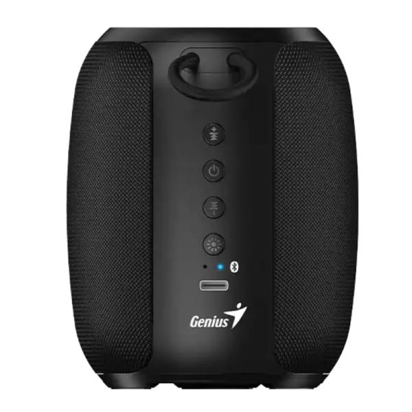 PARLANTE GENIUS SP-915BT 5W BLUETOOTH / USB-C 31730052400 - altavoz portátil negro con botones frontales y puerto USB-C