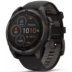 Reloj Garmin Fenix 8 47Mm Solar Sapphire Titanio Dlc Gris Smartwatch Costa Rica