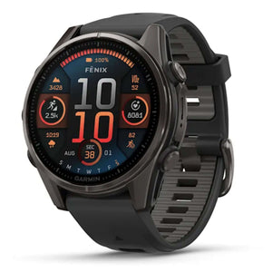 Reloj inteligente fenix 8, 43 mm, AMOLED, Sapphire, correa negra/gris Costa Rica