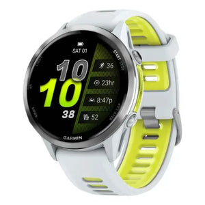Reloj inteligente Forerunner® 970, blanco, correa blanco piedra/amarillo Costa Rica