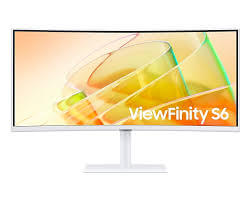 Monitor Samsung 34" ViewFinity S6, pantalla curvada y diseño moderno para una experiencia visual única.