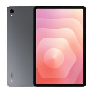 Tablet Samsung Galaxy Tab A11 LTE 12GB 256GB gris vista frontal y trasera en color gris