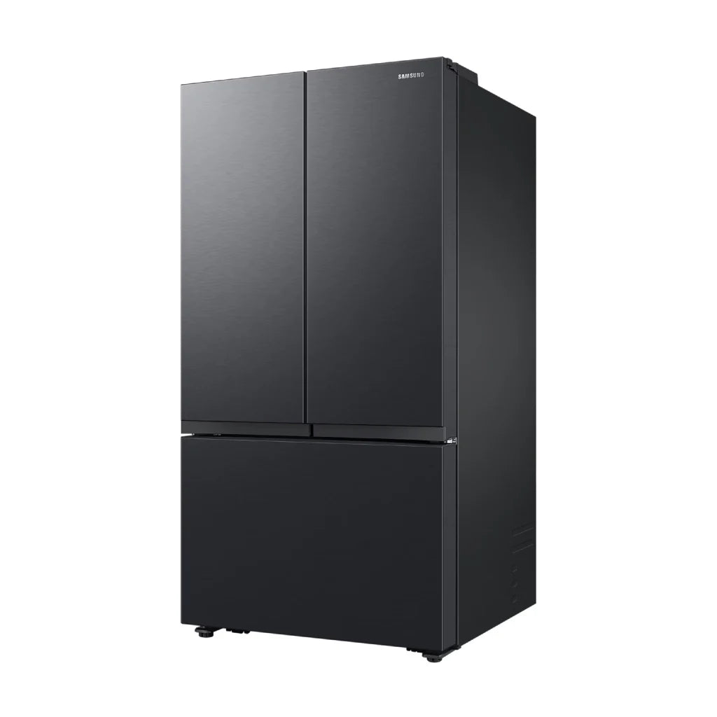 French Door De 31 Cu. Ft. Sin Dispensador Negra Samsung Con 3 Puertas, Gran Capacidad Y Tecnología Spacemax Refrigeradoras Costa Rica