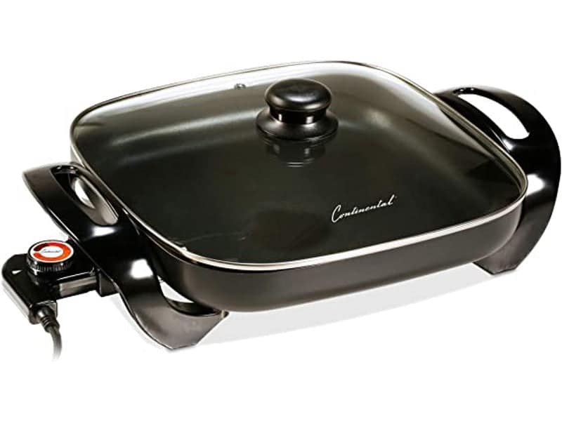 Sarten Electrico 12" Tapa Vidrio Continental Ce23741Cr Sartén Eléctrico Costa Rica