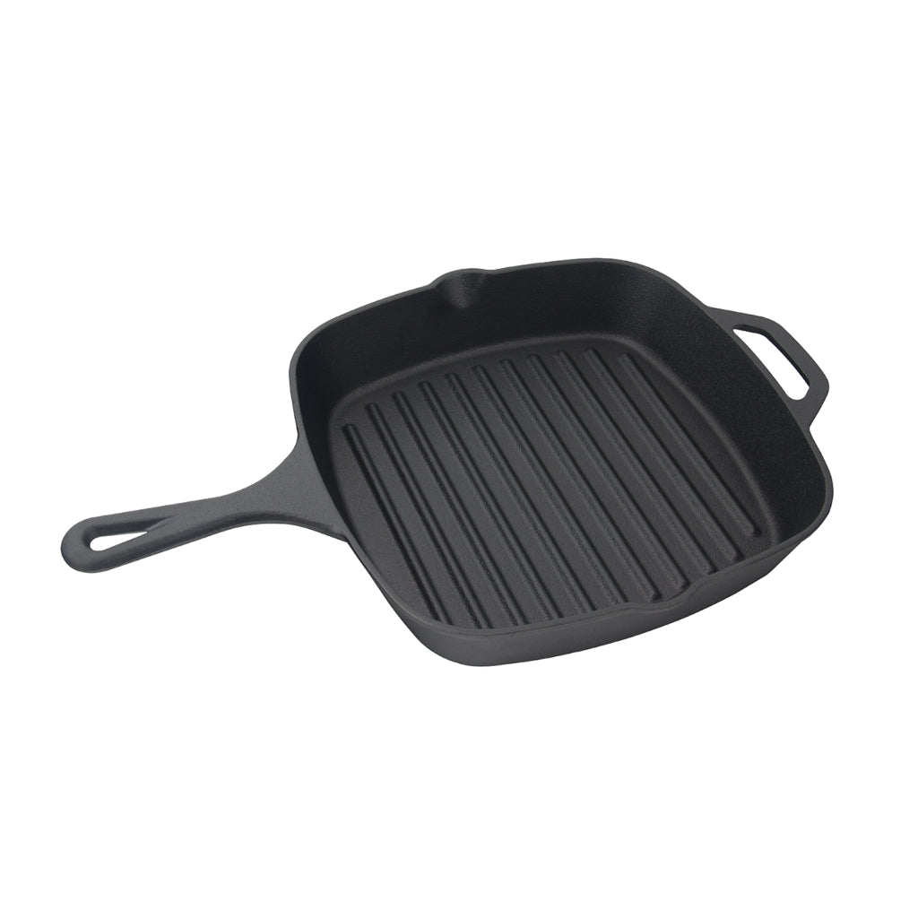 Sarten Grill Cuadrado Hierro Fundido 26Cm Ollas Costa Rica