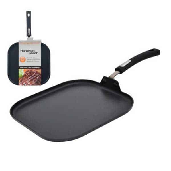 Sarten-Plancha Antiadherente 11" Hamilton Beach Haa104 Ollas Costa Rica