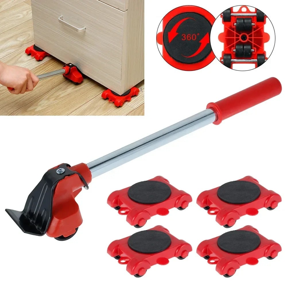 Set De Rodines Para Mover Muebles Color Rojo Gatgets Y Otros Productos Costa Rica