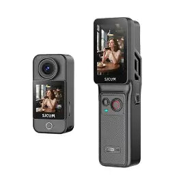 CÁMARA DE ACCIÓN SJCAM C400 4K 3 EN 1 CON PANTALLA GIRATORIA Y CONTROL INALÁMBRICO