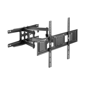Soporte pared TV doble brazo 37-80, ideal para movimiento completo y ajuste óptimo en cualquier espacio.