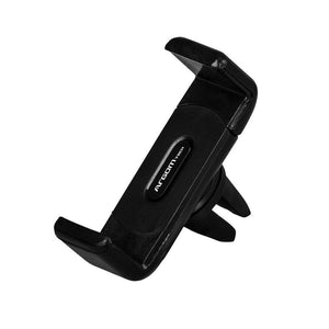Soporte para teléfono en rejilla de ventilación, ideal para dispositivos móviles en el auto.