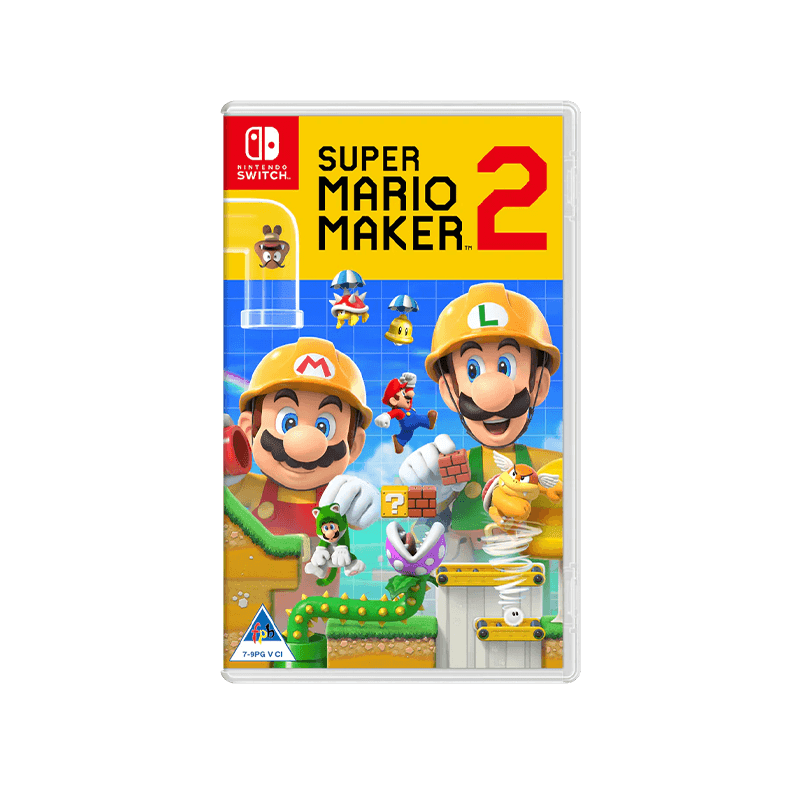 Portada del JUEGO SUPER MARIO MAKER 2 NINTENDO para Nintendo Switch.