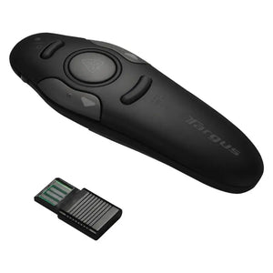 puntero láser inalámbrico Targus con receptor USB para presentaciones empresariales