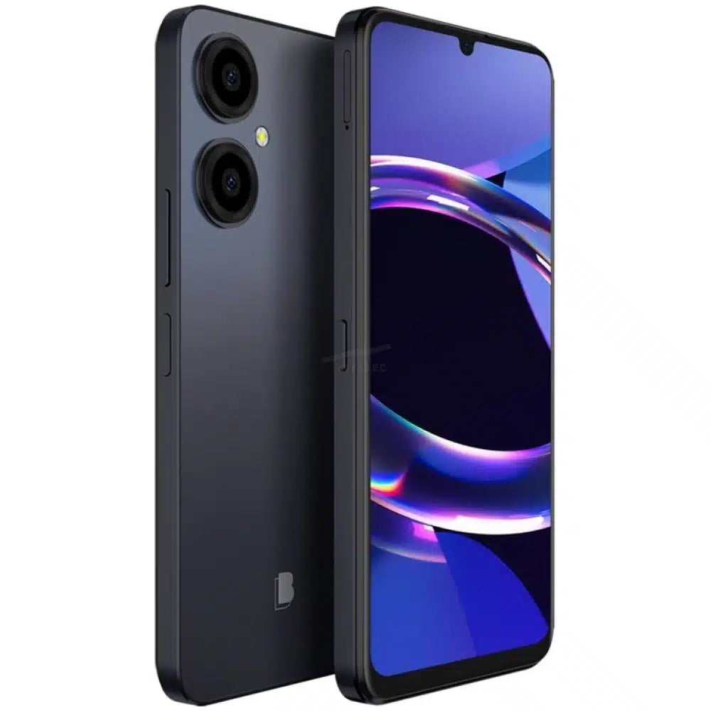 Alt Tag: Teléfono Celular Blu G64 4Gb 256Gb Negro smartphone negro pantalla grande dual cámara diseño slim