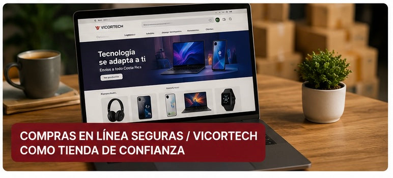 Compras en línea seguras / Vicortech como tienda de confianza