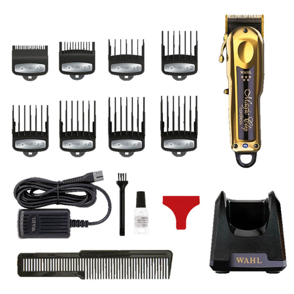 Cortadora de Cabello Profesional Inalámbrica Wahl Magic Clip Gold 8148-708 Edición Limitada