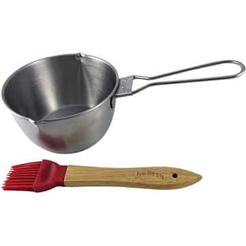 Bastidor Acero Y Brocha Silicon Jim Beam Jb0130